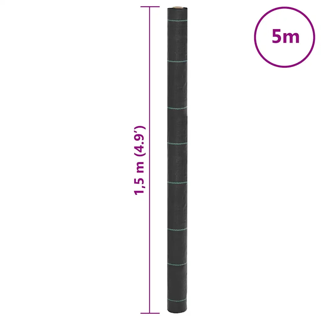 Membrana Antierbacce Nera 1,5x5 m in PP 4005150