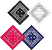 Set di bandana cowboy stile - 4 pezzi in diverse colori