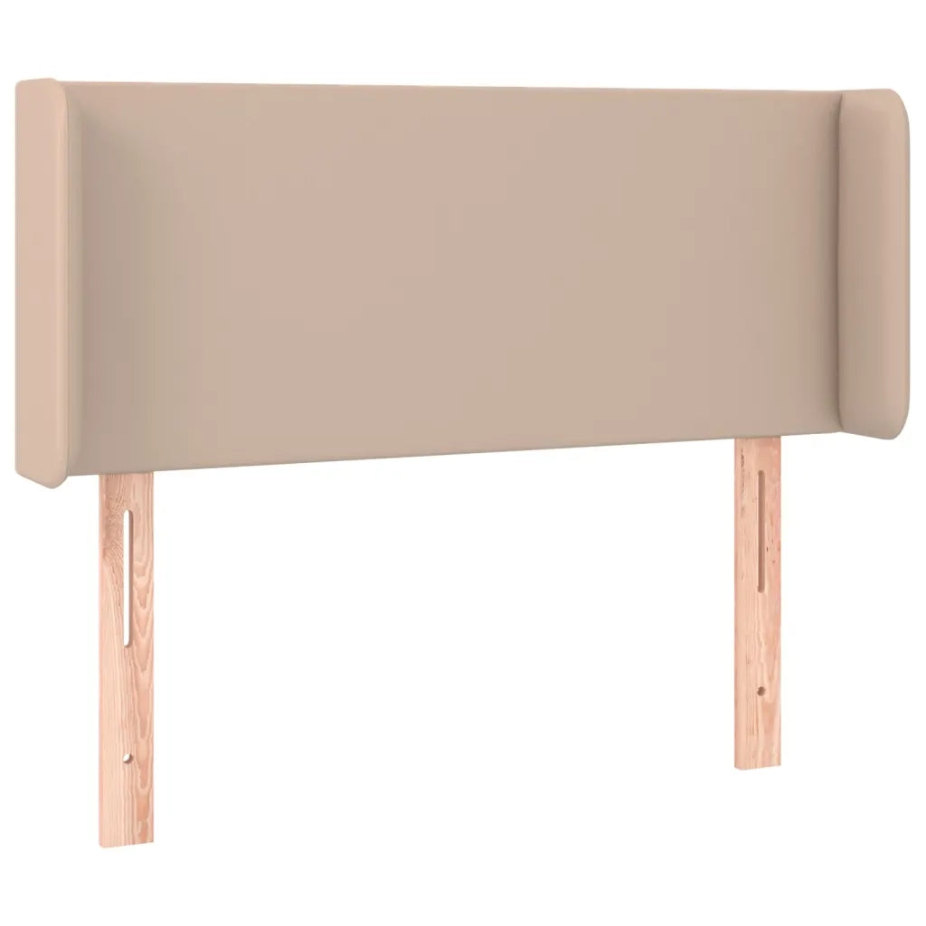 Testiera | Testata Cappuccino a LED 83x16x78/88 cm in Similpelle