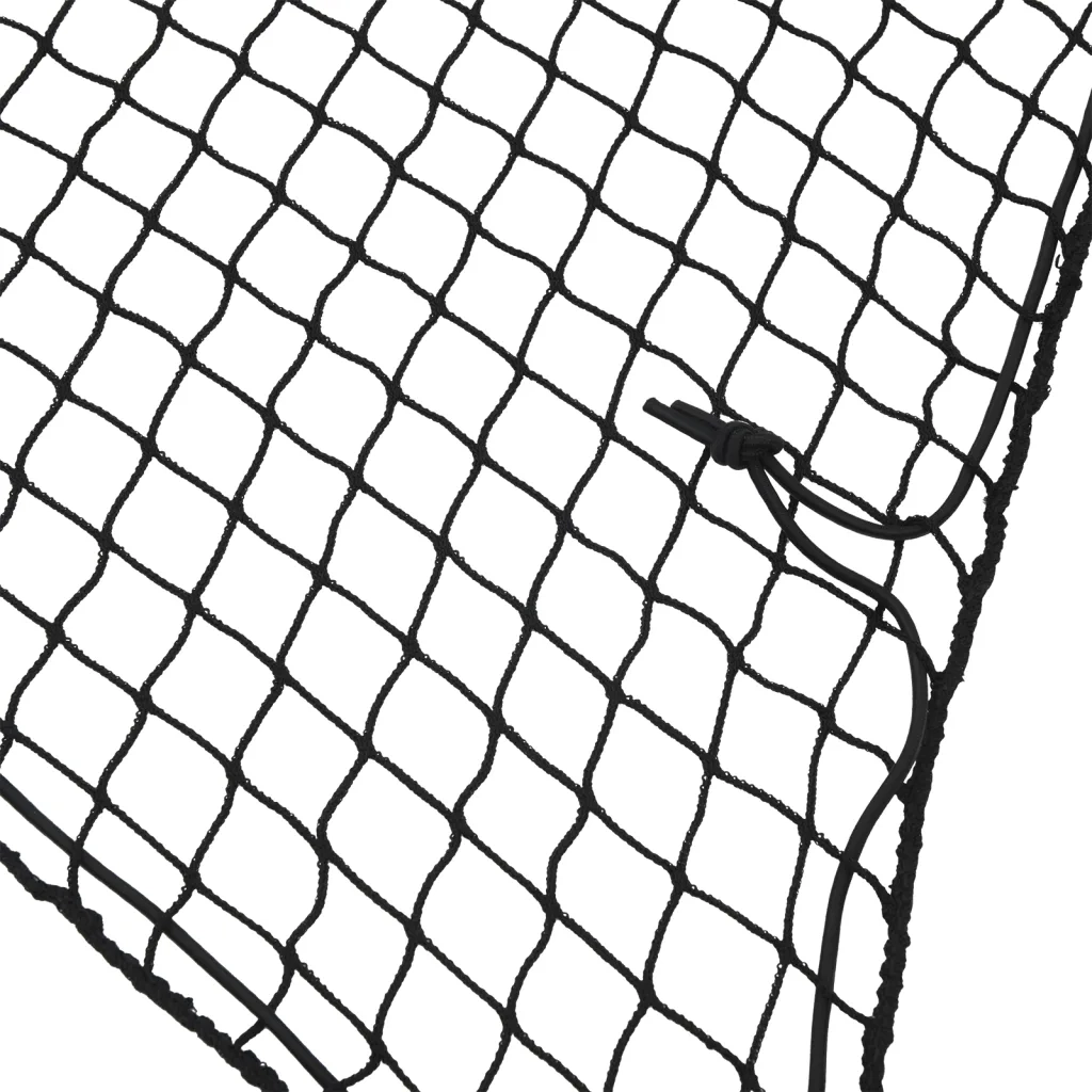 Rete per Rimorchio con Corda Elastica Nero 3,5x2 m in PP CFW2285439