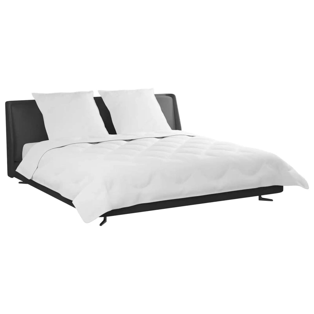 Piumone | Duvet con cuscino 3 pz Bianco Microfibra