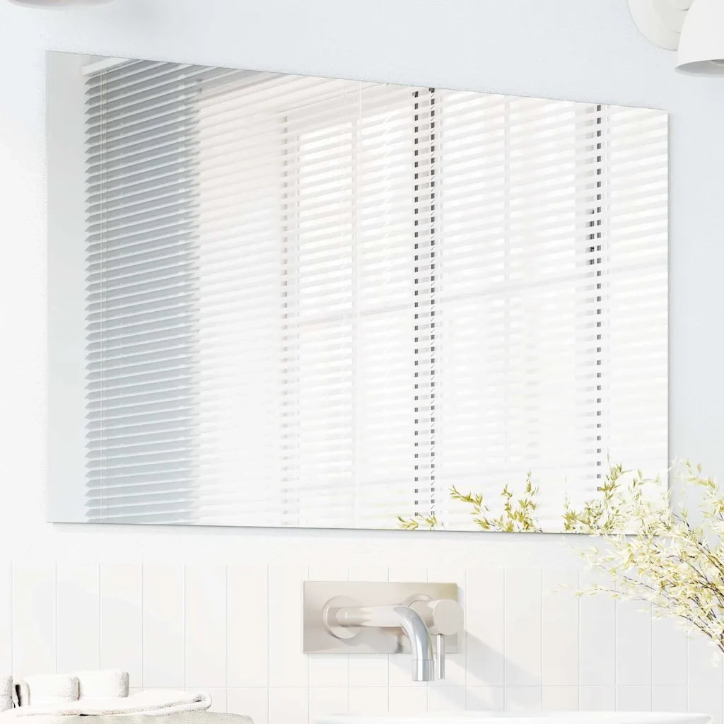 Specchio da parete Rettangolare 50 x 80 cm vetro temperato 42023027
