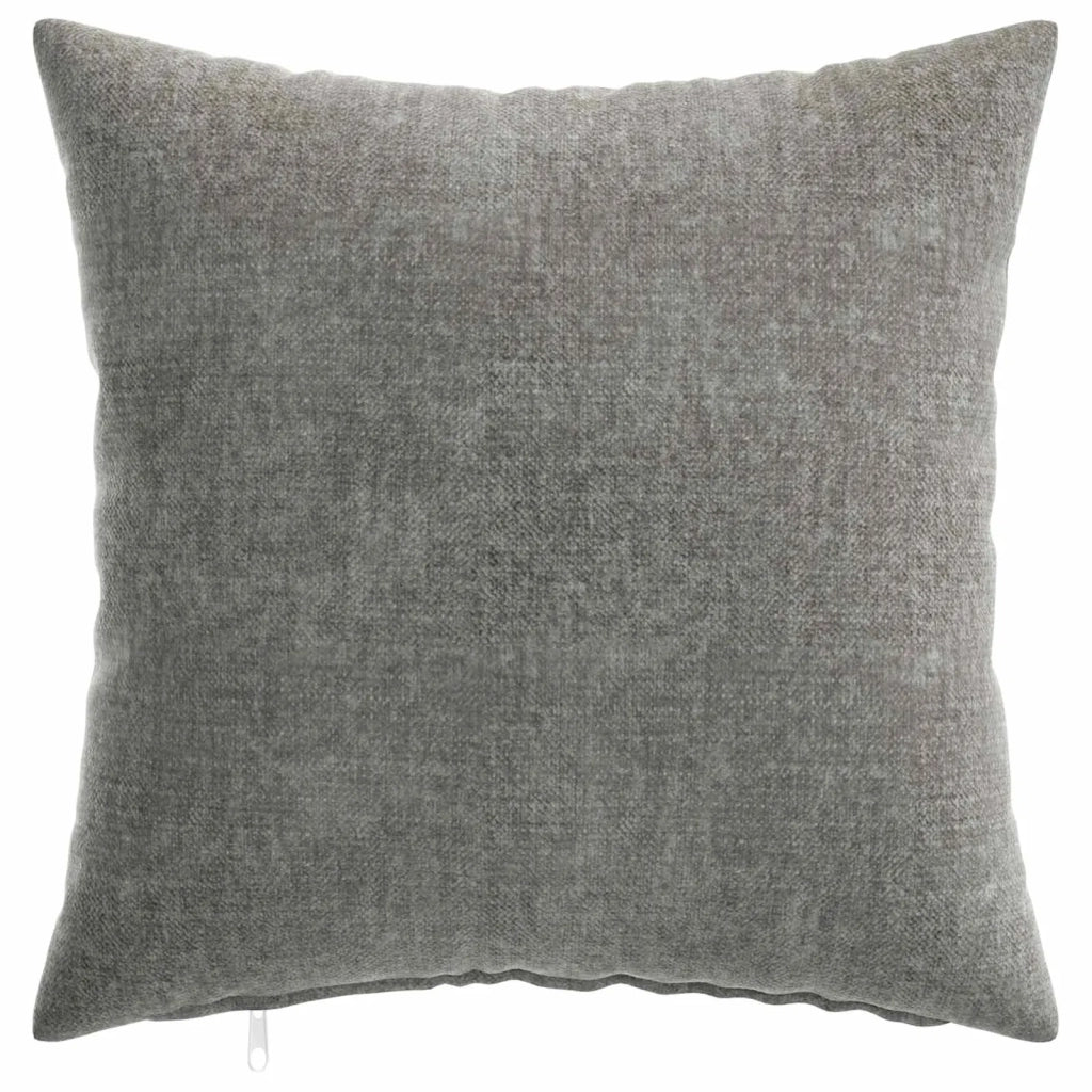 Federa 2 pz HEERLEN Grigio Scuro 35 x 35 cm Tessuto Chenille 908111
