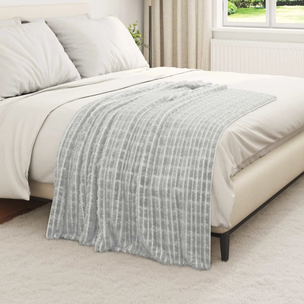 Coperta Grigio 150 x 130 cm Panno 42016921