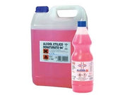 ALCOOL ETILICO DENATURATO 94  °- - lt.5 - 4 pezzi