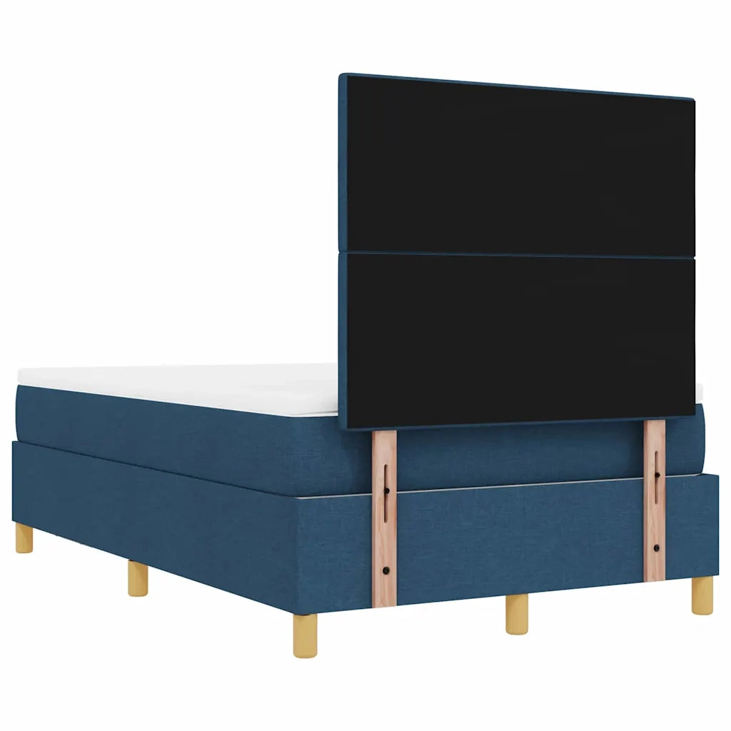 Letto a molle con testiera Blu 190 x 120 cm Tessuto 3344288