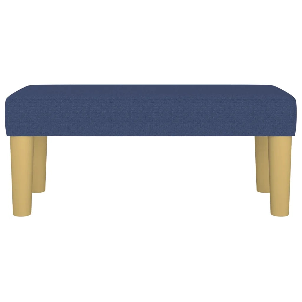 Panca-Sgabello Blu 70x30x30 cm in Tessuto 180130