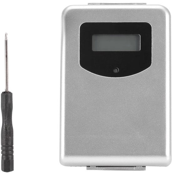 Termometro e igrometro digitale wireless - Utilizzo interno ed esterno - Misura temperatura e umidità - Preciso e facile da utilizzare