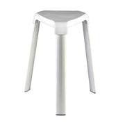 TRIX SGABELLO IN ALLUMINIO BIANCO