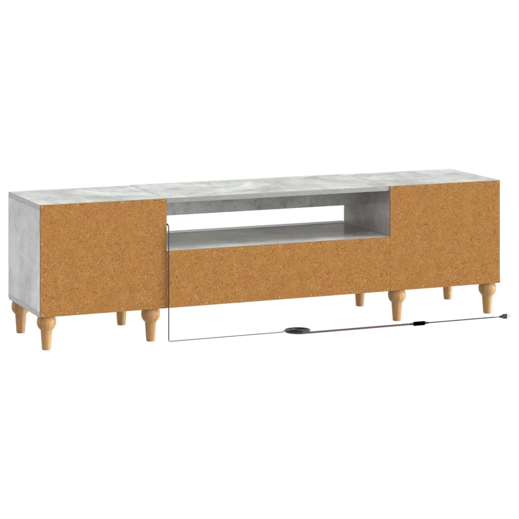 Mobile TV LED Grigio Cemento Legno ingegnerizzato 896248