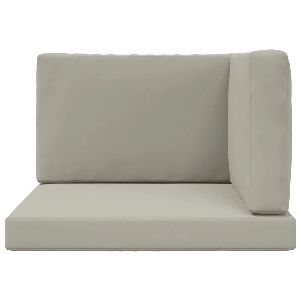Cuscino per divano da esterno 3 pcs Grigio Poliestere 900864