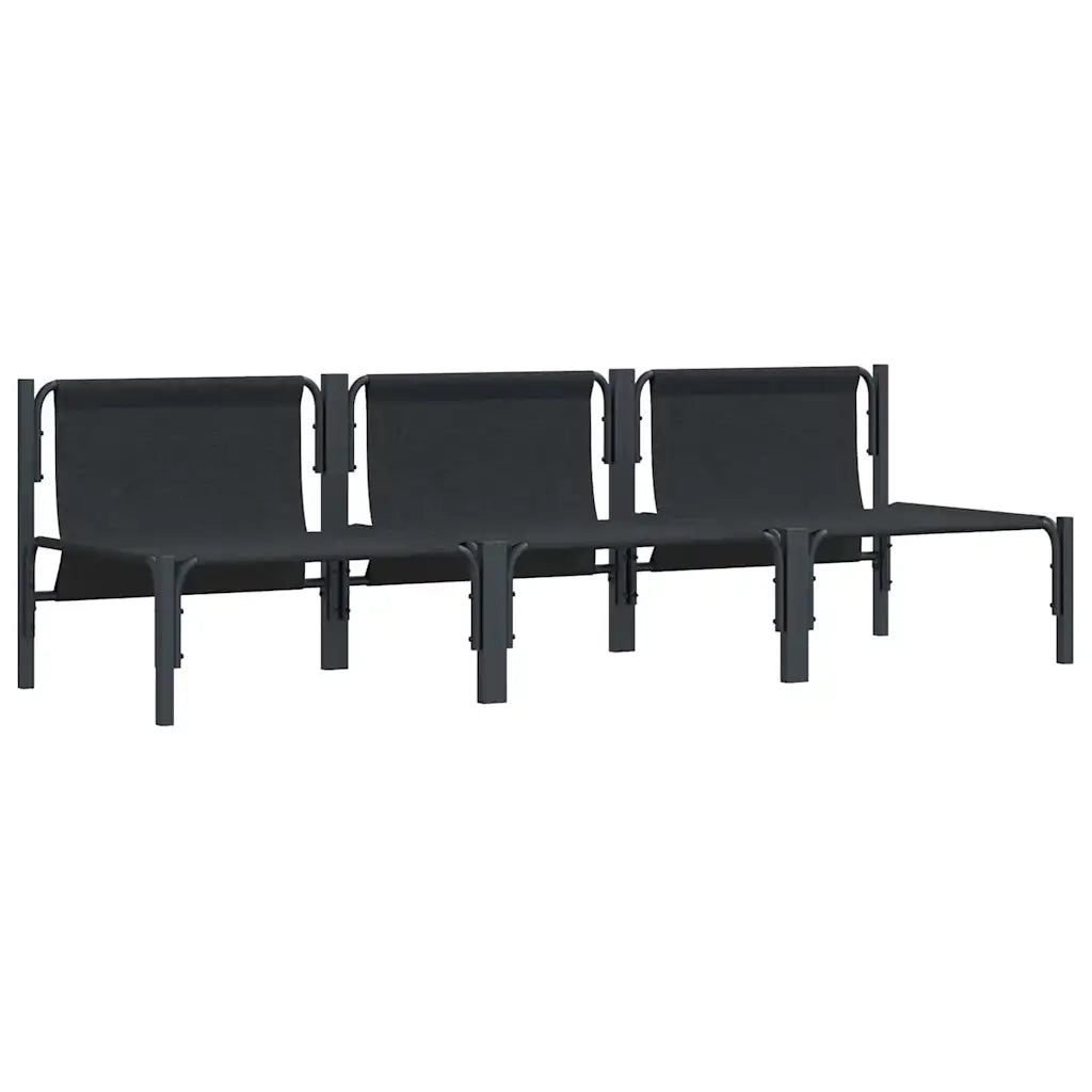 Mobili da Esterno 3 Pezzo Antracite 80 x 80 x 71 cm Acciaio 42009989