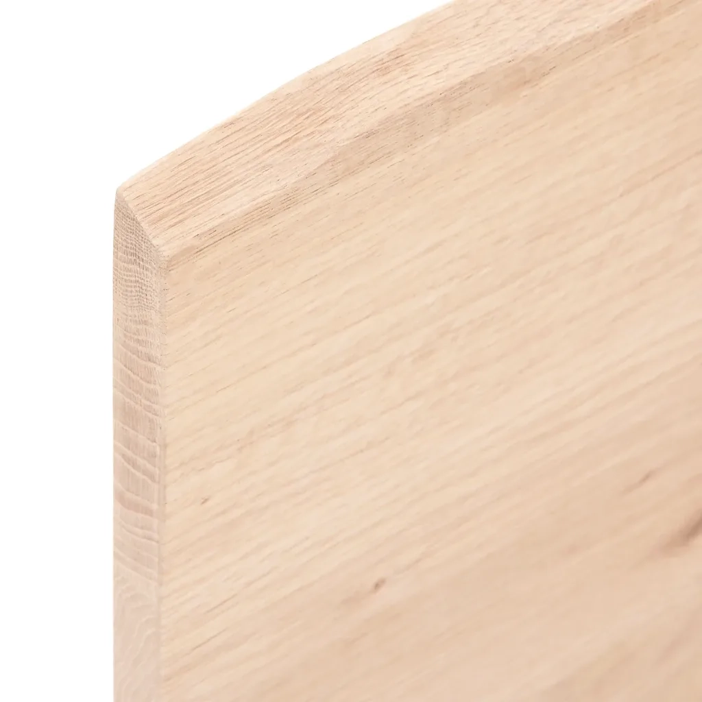Mensole Parete | Scaffale a Parete | Ripiano a Parete 80x20x2 cm Legno Massello Rovere Non Trattato