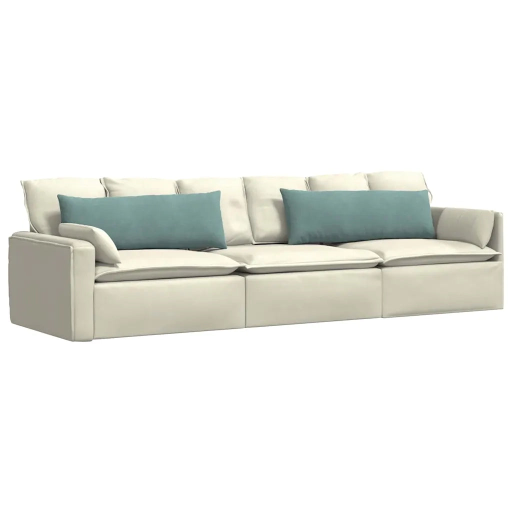 Cuscini da Divano 2 pz | Cuscini per sedie Verde Mare 120 x 40 cm Tessuto in Cords