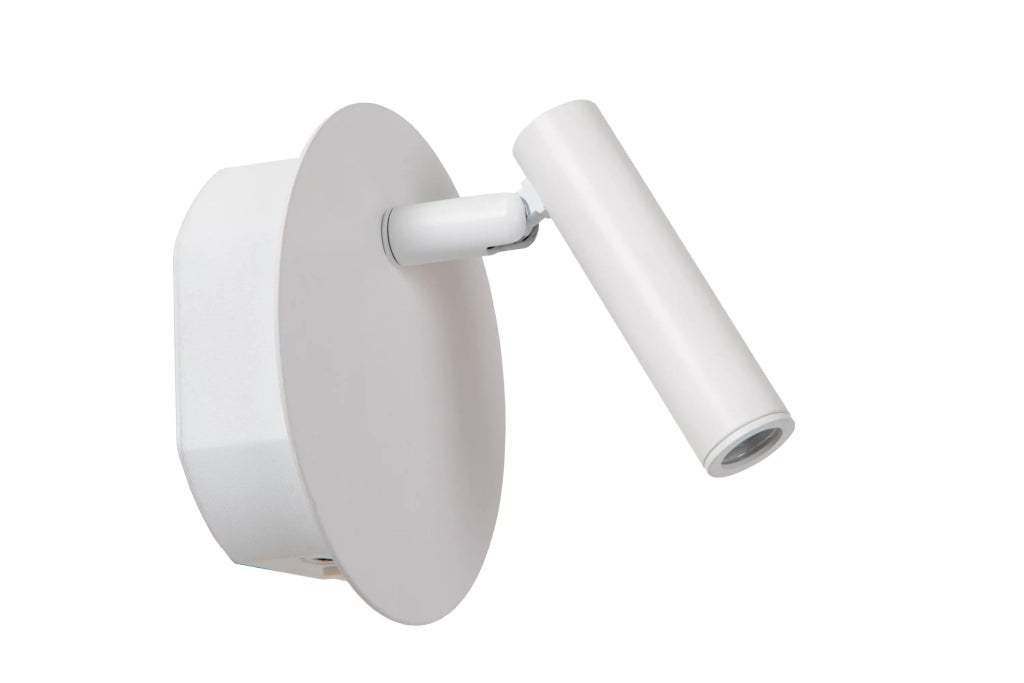 Lucide Jolijn applique lettura bianca LED 2W USB ricaricabile