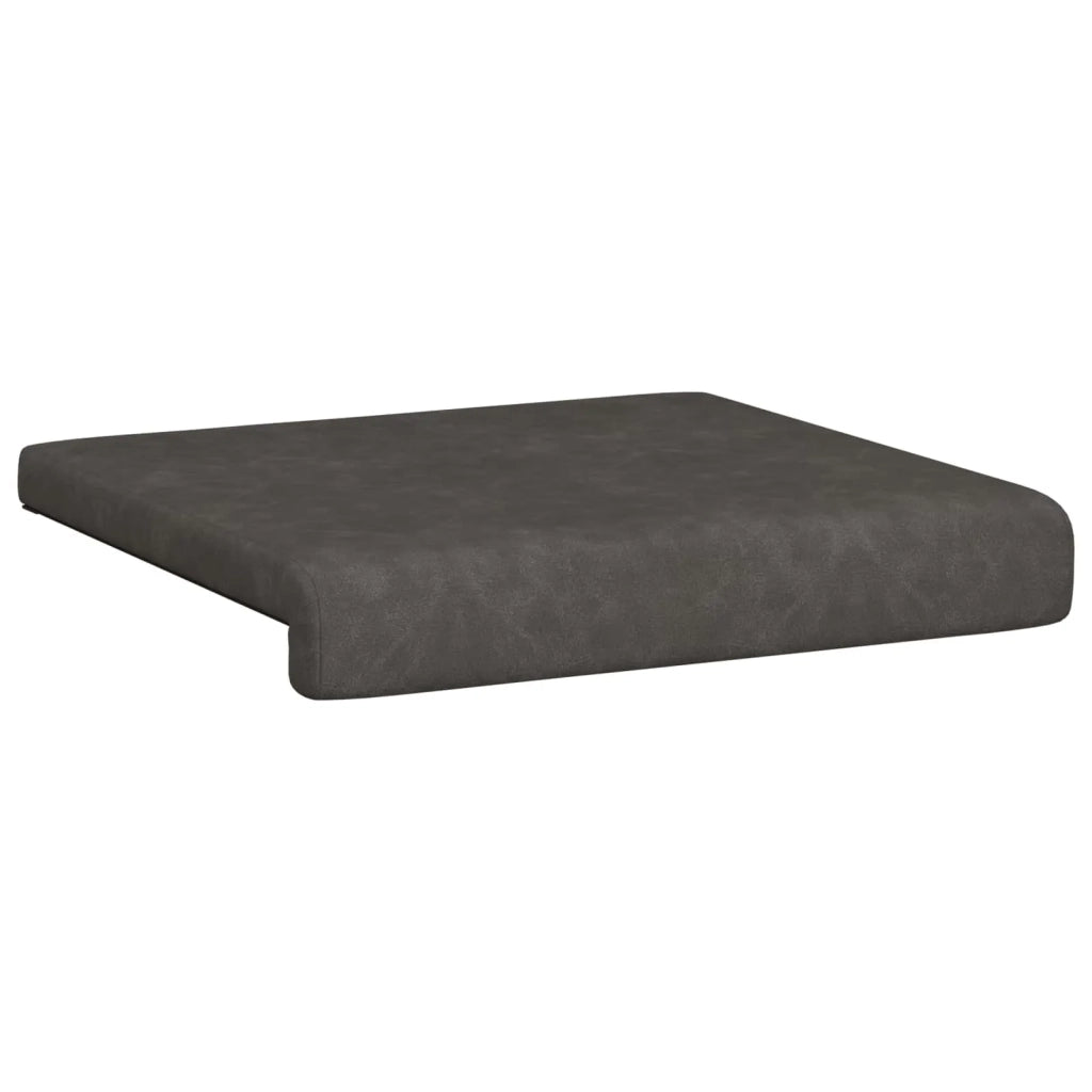 Cuscino per panchina 2 pcs Similpelle Nero Profondità 35 cm 42043044