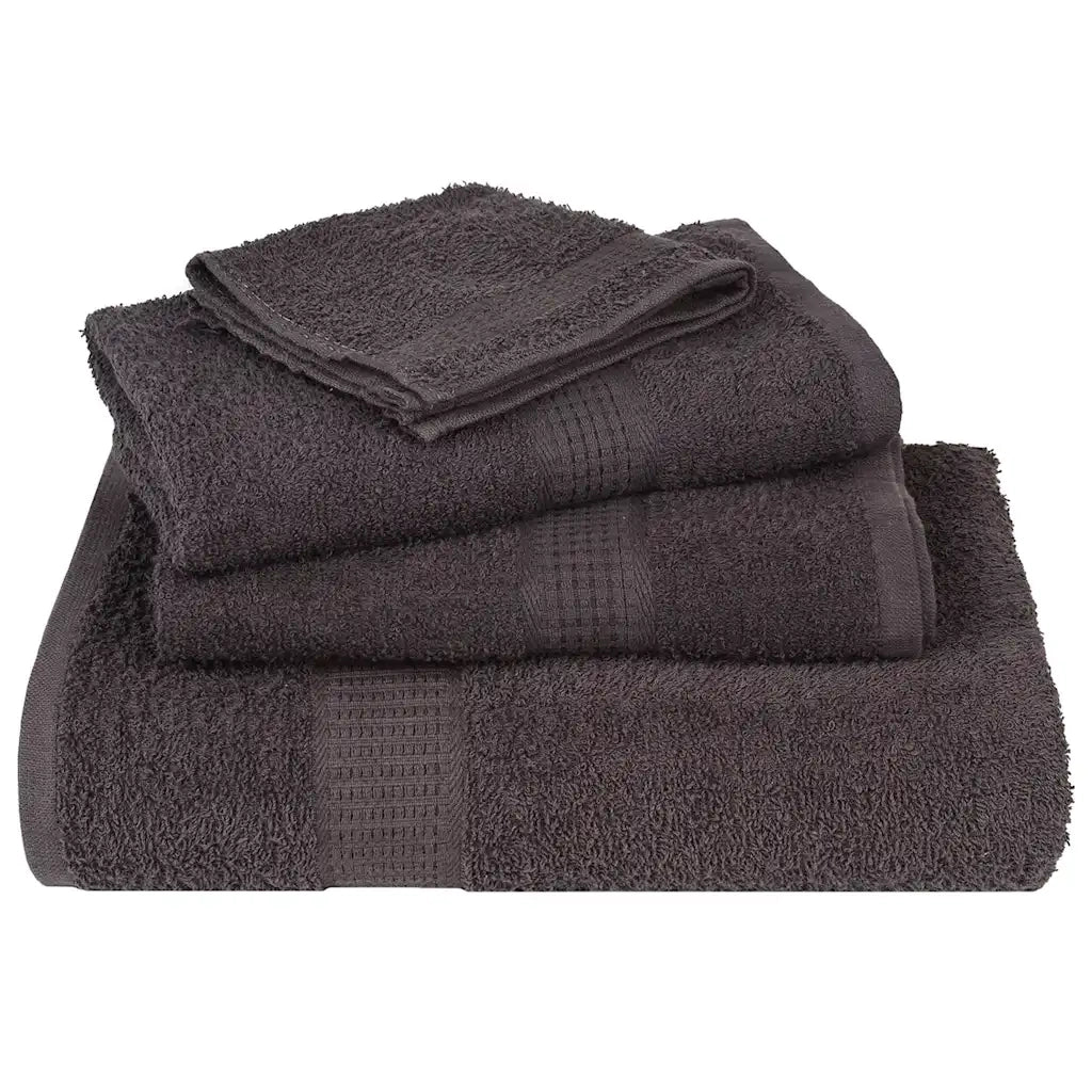 Set di asciugamani 6 pezzi FROGN Antracite 360 g/m² 137079