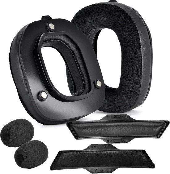 Accessori per A50 - Orecchini sostitutivi con cuscinetti e schiuma per A50 - con clip magnetica - tessuto in microfibra