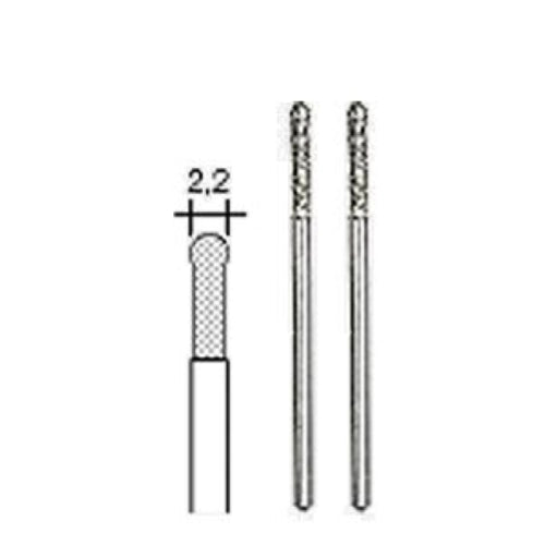 PROXXON FRESE A GAMBO DIAMANTATE, SFERA, 2 PEZZI, DIAM. 2,2MM