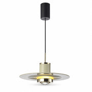 LAMPADARIO LED SOSPENSIONE MODERNO SILVER DESIGN 10W DIMMERABILE CCT LP024