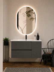 Mobile bagno con lavabo ORIGENBATH ITACA senza specchio 100x45 cm grafite