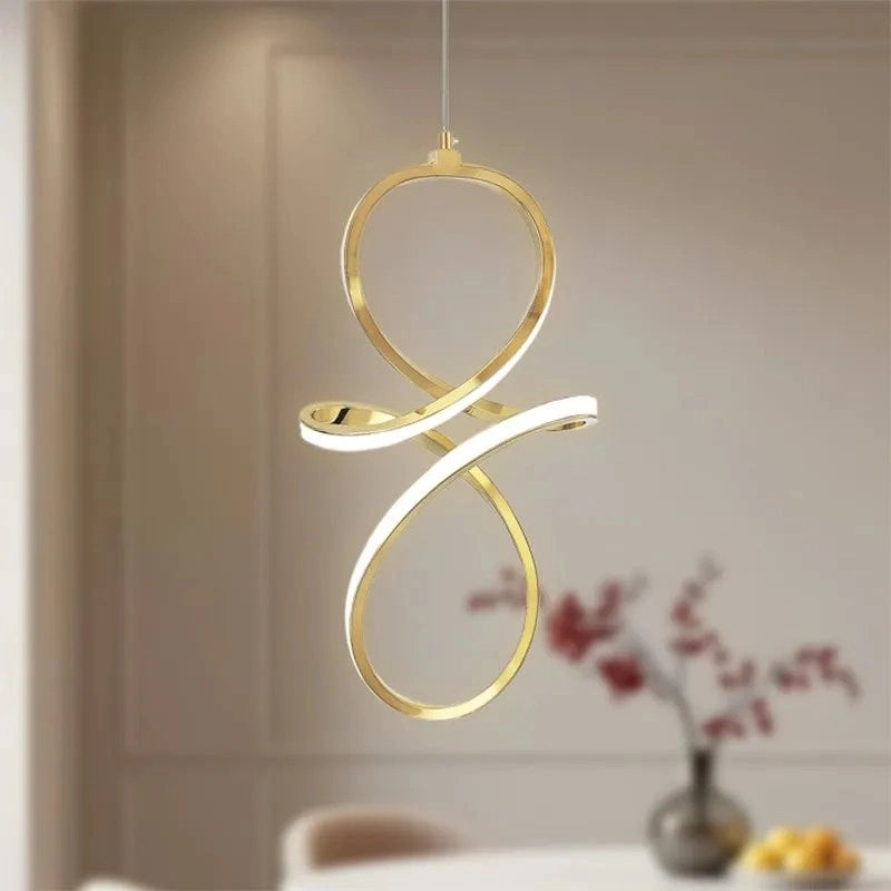 Lampada A Sospensione Led Lhj091-1cp Gold