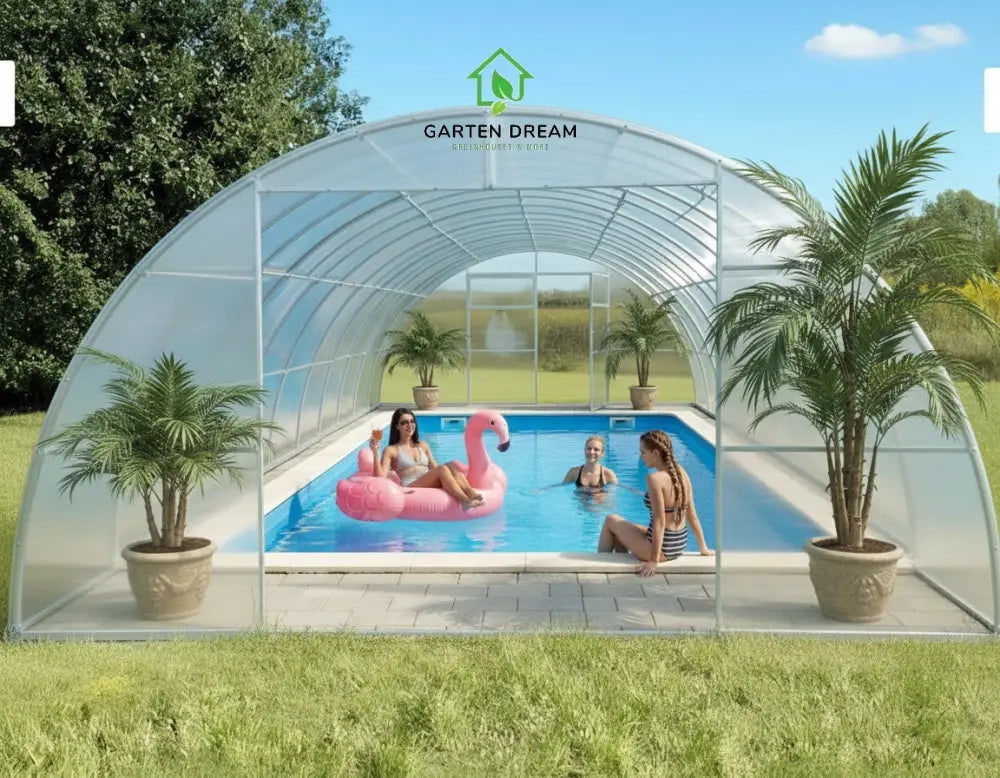Copertura per Piscina Garten Dream SIGMA 4x4 m con Policarbonato 6 mm