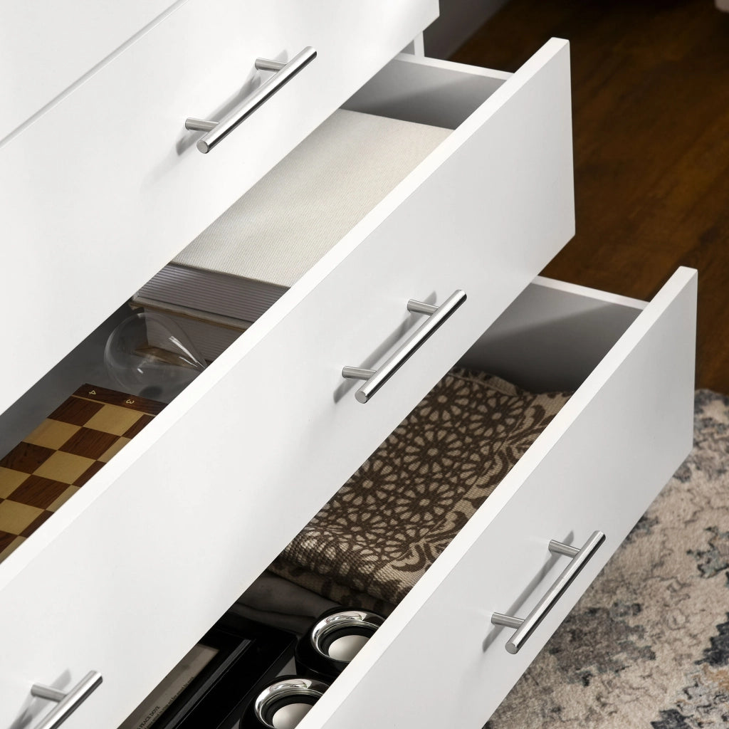 Cassettiera Moderna ¨C Minimal ¨C Bianco 112x38x81