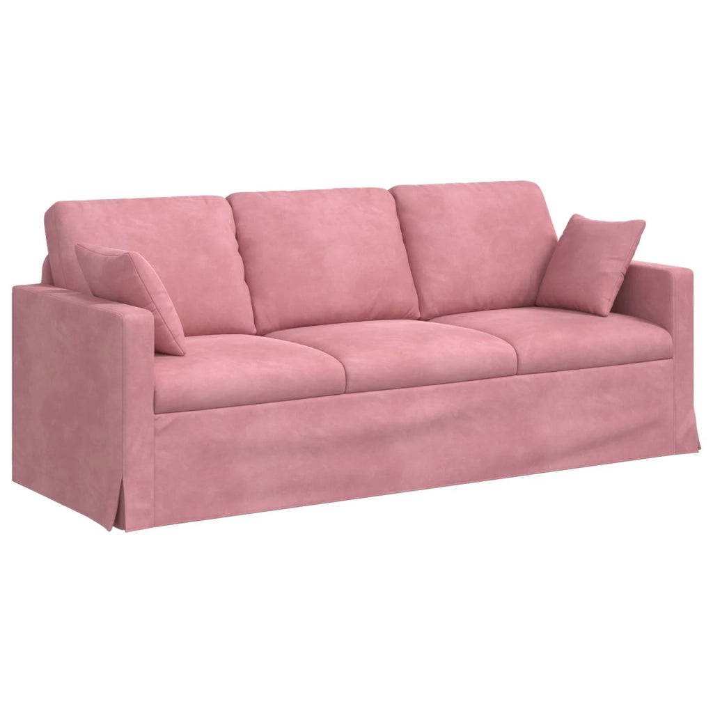 Set di divani 2 pcs Rosa 198 x 78 x 80 cm Velluto 3407599