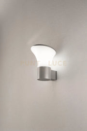 APPLIQUE DA ESTERNO ARES SILVER 1 LUCE ATTACCO E27 IP54 H.21CM
