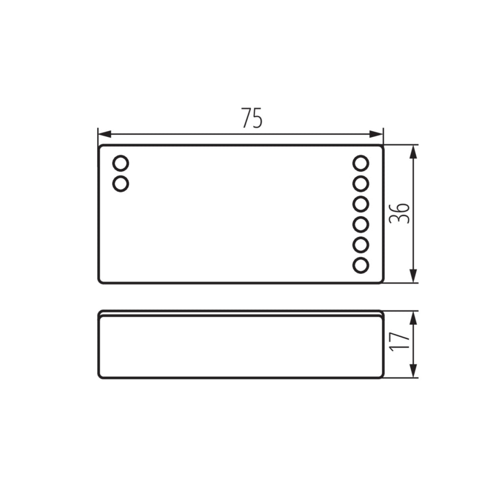 Controller dimmer strisce LED RGBW CCT 12/24V 10A Kanlux