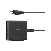 Hama 00200017 caricabatterie per dispositivi mobili smartphone, tablet, universale nero ac ricarica rapida interno
