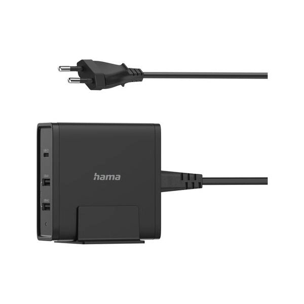 Hama 00200017 caricabatterie per dispositivi mobili smartphone, tablet, universale nero ac ricarica rapida interno