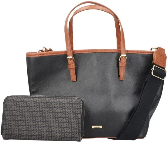Borsa da Spesa per Donna H1543, Nero