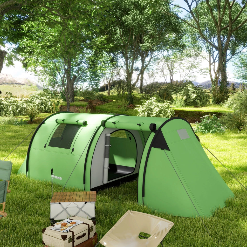 Tenda da campeggio 3-4 persone impermeabile ¨C Minimal ¨C Verde scuro