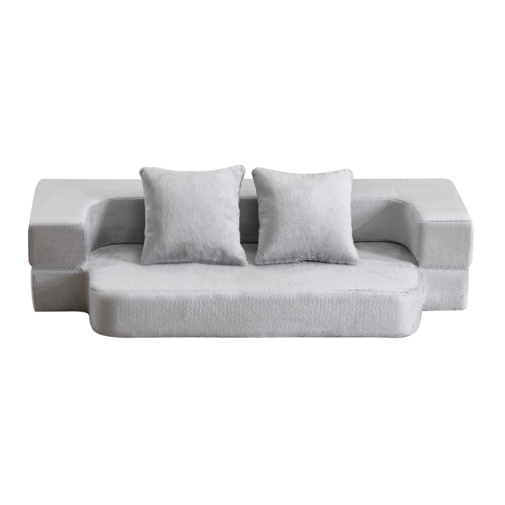 Divano Trasformabile Moderno ¨C MINIMAL ¨C Grigio Chiaro