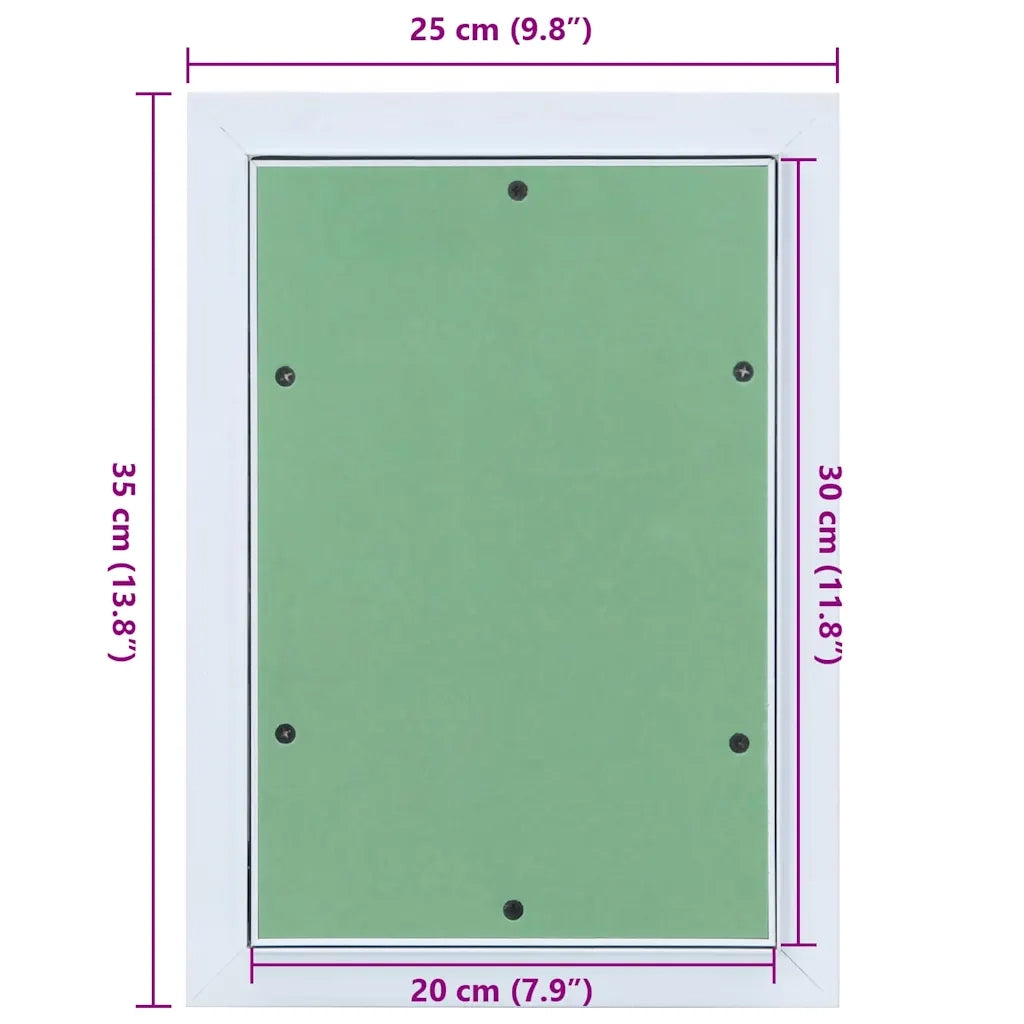 Pannello di Accesso Verde e Argento 25 x 35 cm 4018453