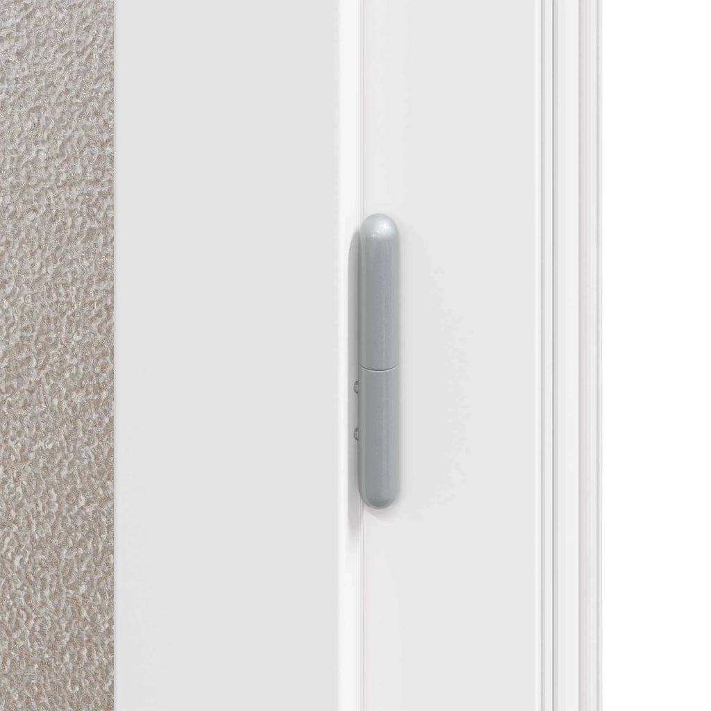 Porta d'ingresso laterale Antracite 88 x 198 cm PVC 3445754