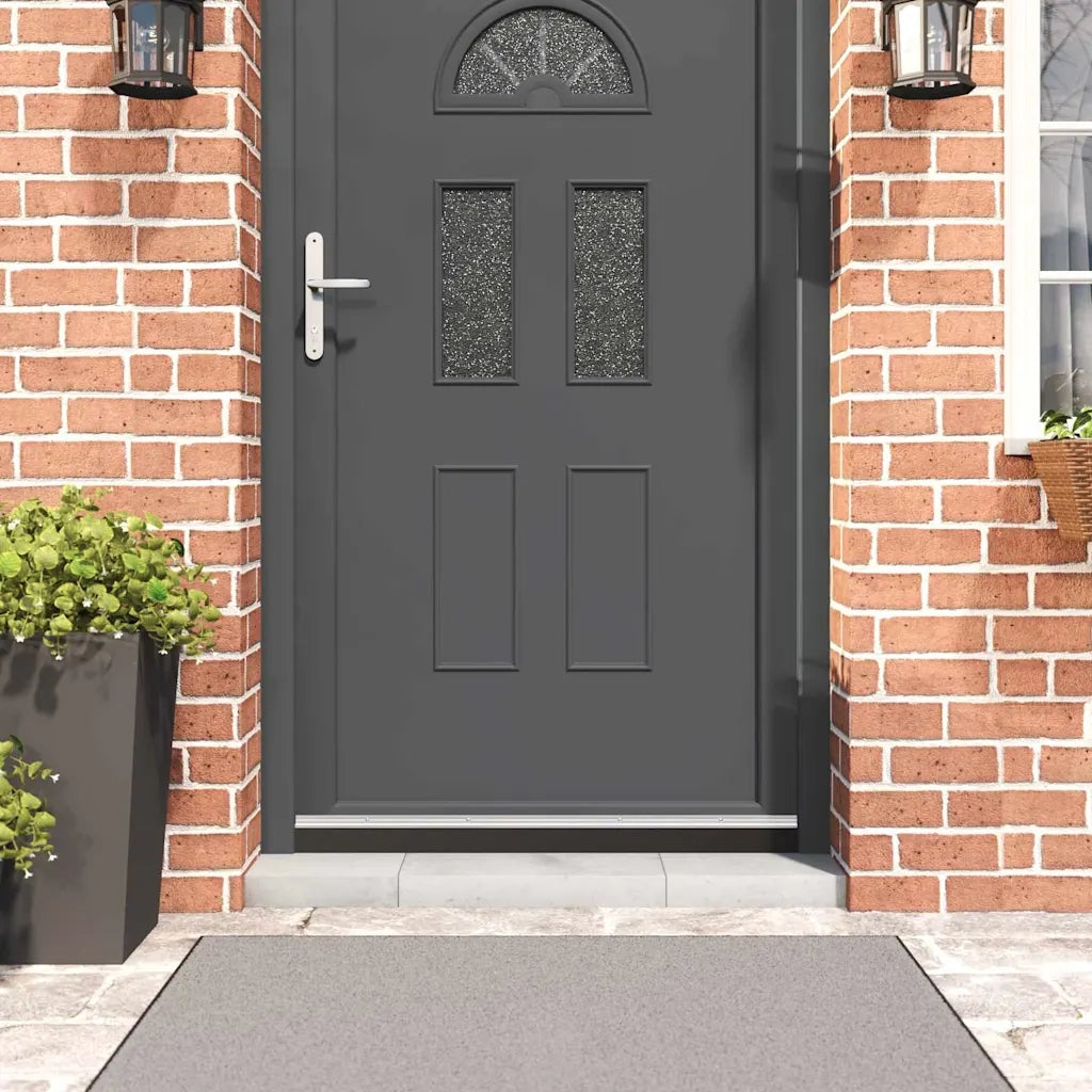 Spazzole per porte a vite 2 pcs Argento 100 cm 42019487