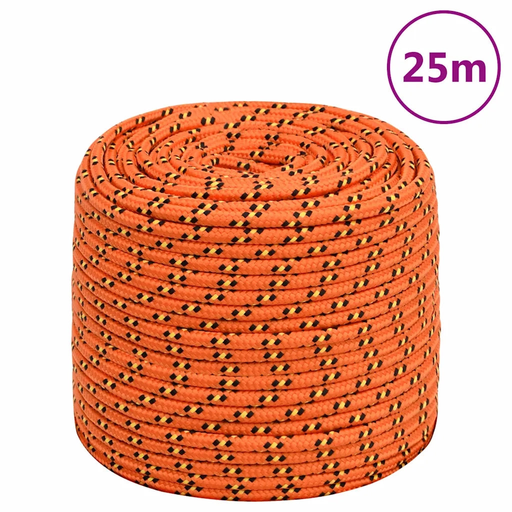 Corda per barca Arancione 8 mm 25 m in Polipropilene 152660