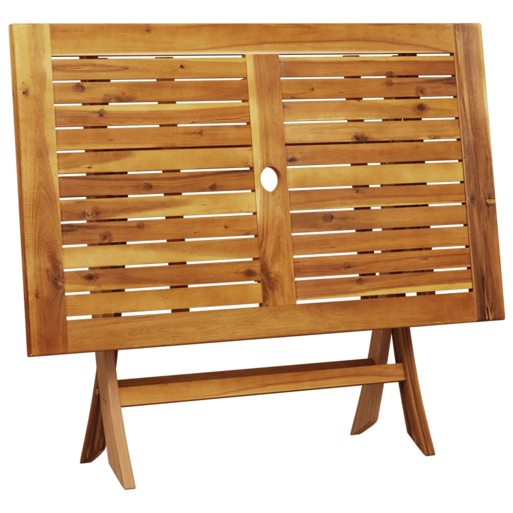Set Pranzo da Giardino 5pz Grigio Polyrattan e Legno Massello 3281695