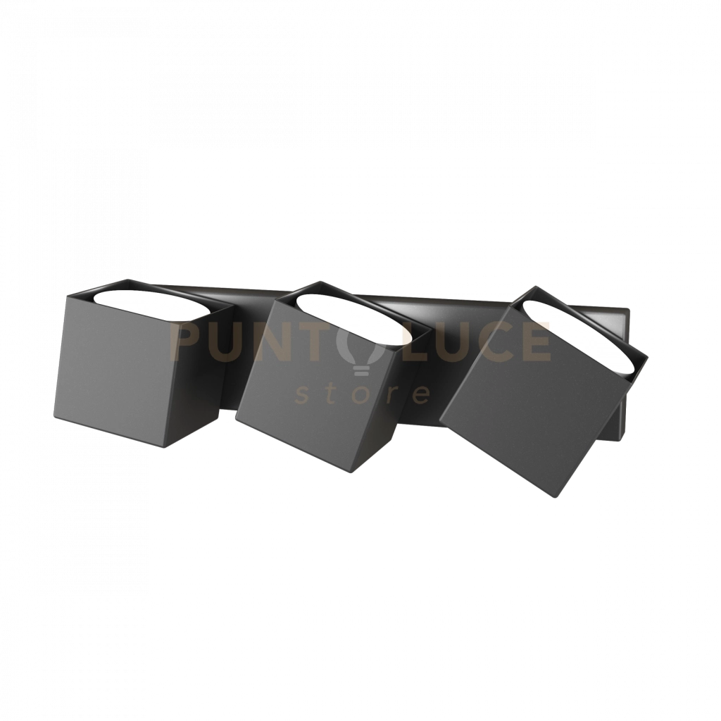 ROTATION APPLIQUE 3 LUCI GRIGIO ANTRACITE 1160-3-GA