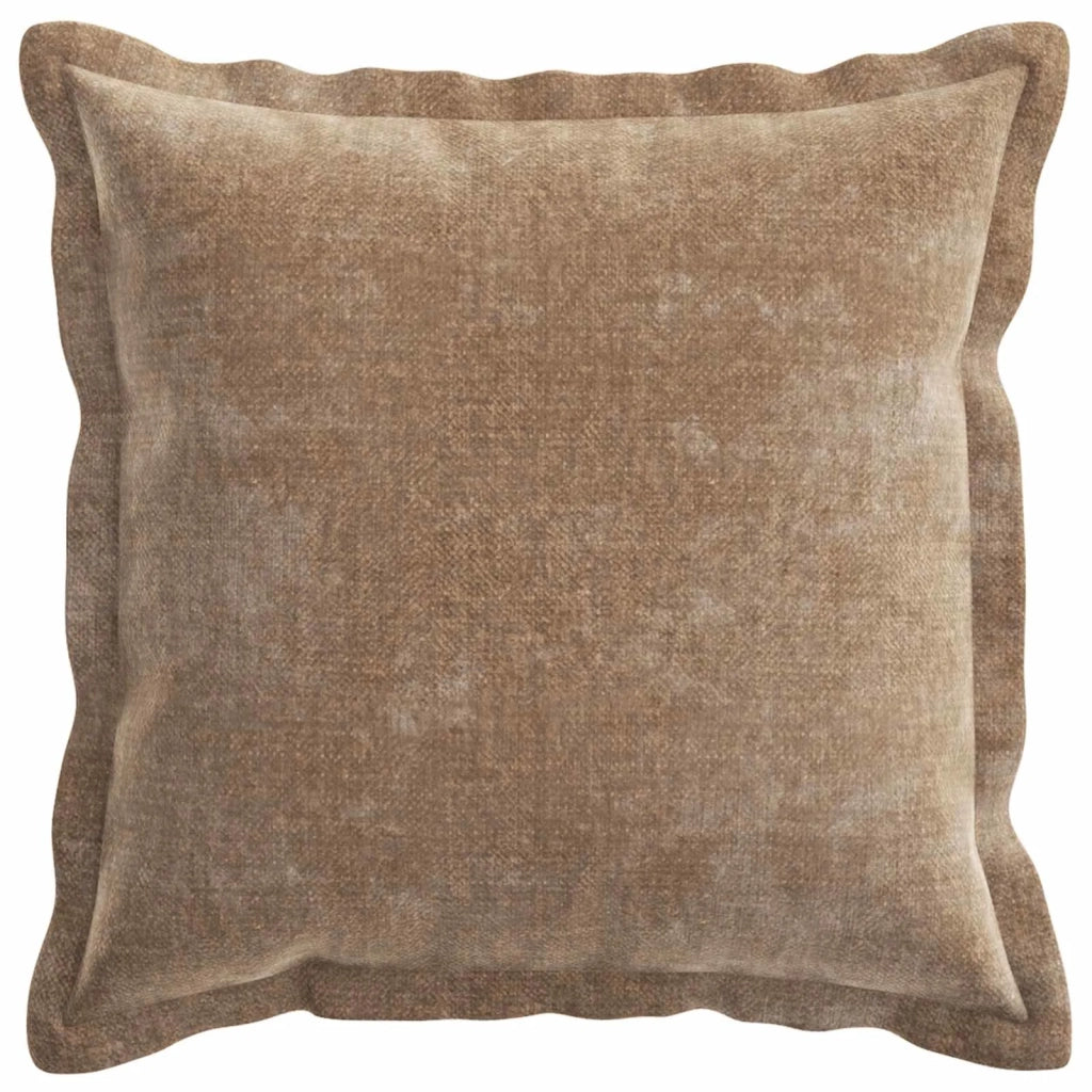 Federa 2 pz HOUTEN Marrone 45 x 45 cm Tessuto Chenille 918697