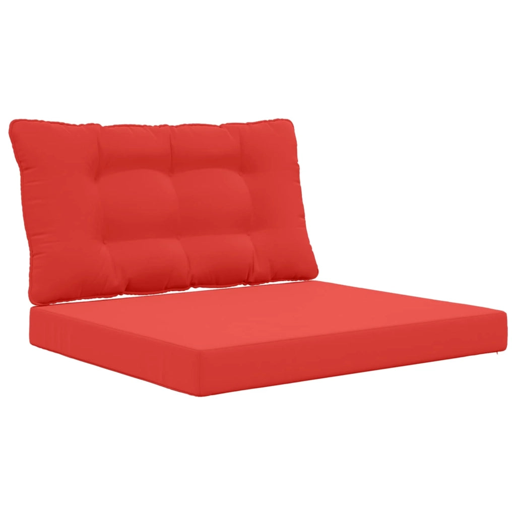 Cuscino per divano da esterno 2 pcs Rosso Poliestere 900903