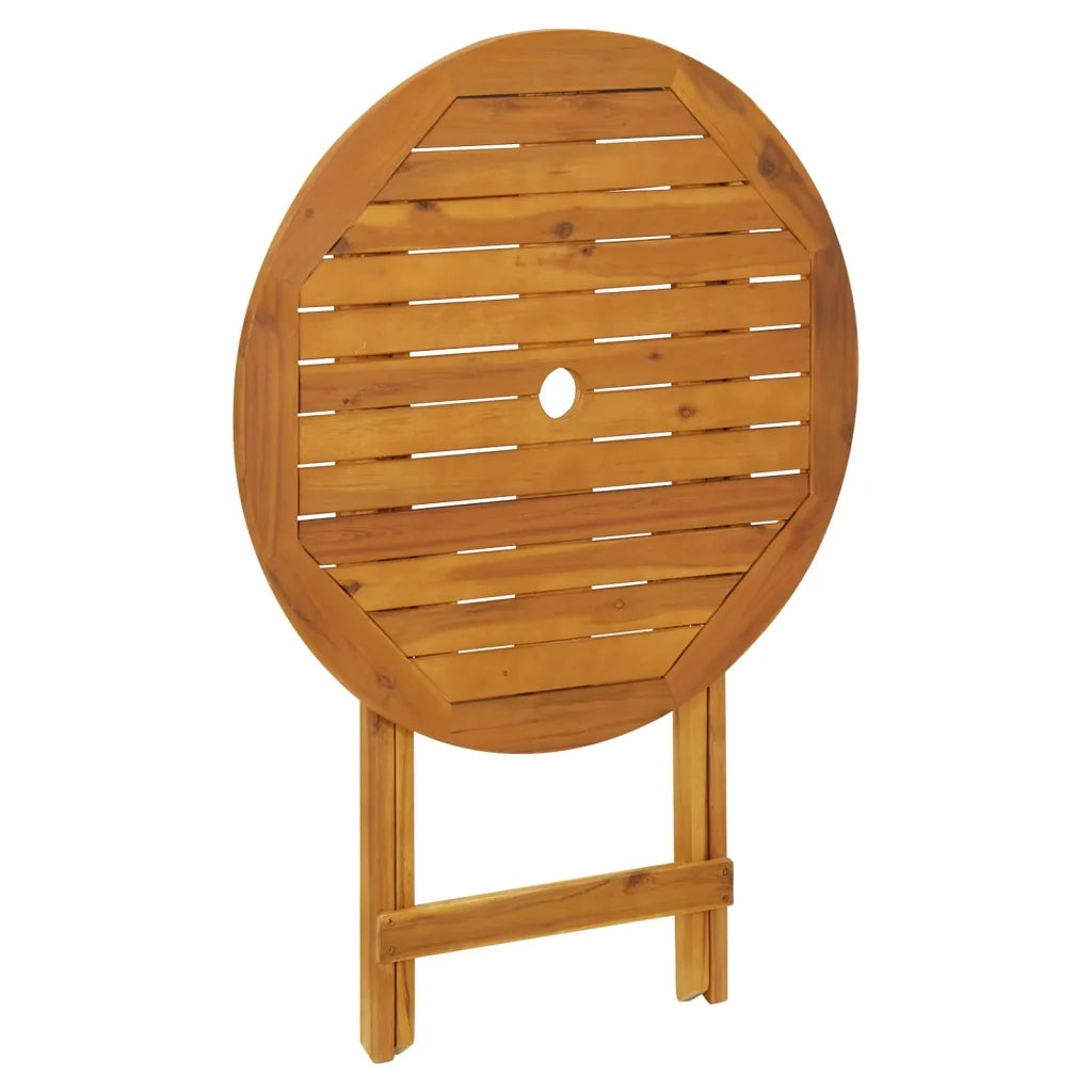 Set da Bistrot 3 pz Beige in Polyrattan e Legno Massello 3281852