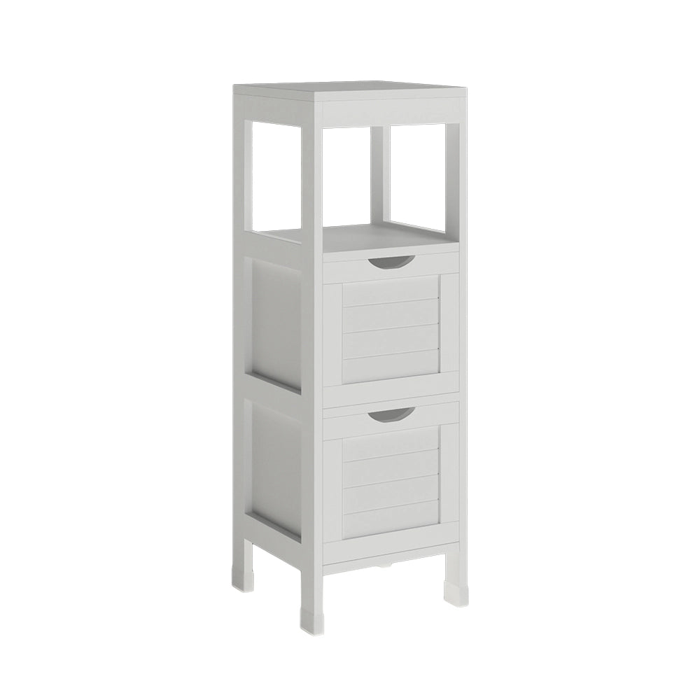 Vicco mobiletto bagno Bianco 30 x 89 cm con 2 cassetti