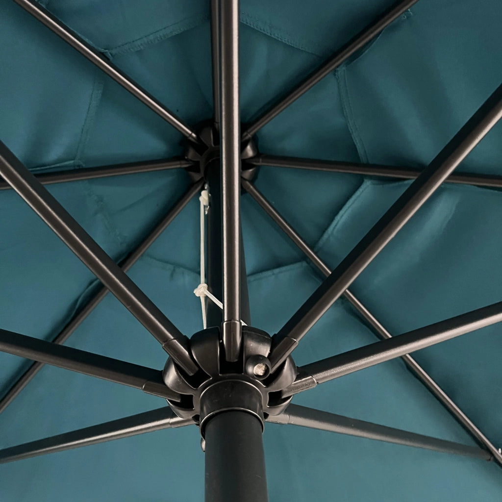 HAPUNAOmbrello rotondo diritto 3,30m diametro blu