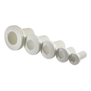 PASSASCAFO BIANCO FILETTATO 1/2" THREAD 1/2 "