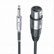 Trade Shop - Cavo Da Jack 6.5mm Mono A Xlr Femmina Audio Prolunga Per Microfono 10 Mt Jxlr-04 -