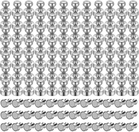 120 pezzi di magneti forti, 12 x 16 mm piccoli magneti per lavagne, magneti neodimio, mini magneti extra forti, gancio magnetico rotondo, magneti per lavagna, magneti per lavagna del frigorifero